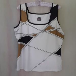 Bolle' Tennis Wear Square Neck Tank Top
